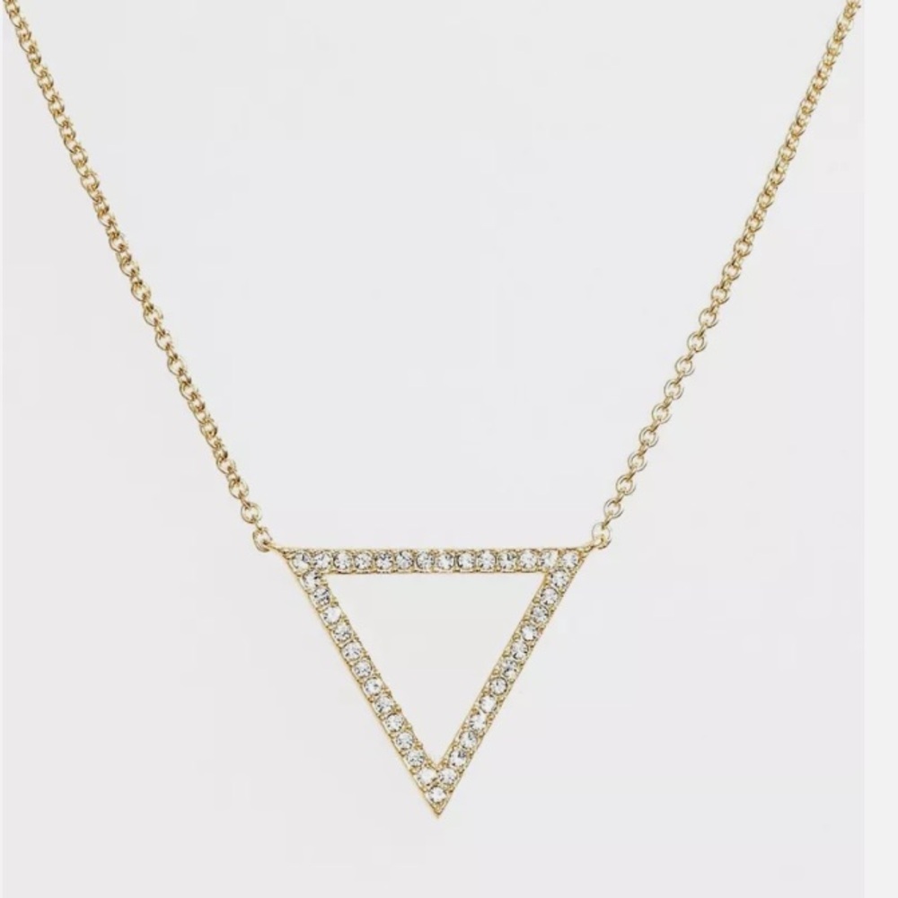 Nadri Triangle Pendant Necklace